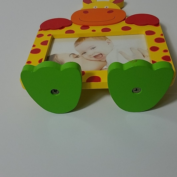 Hippo multi-colored 5 x 7 kids picture frame - Picture 4 of 8